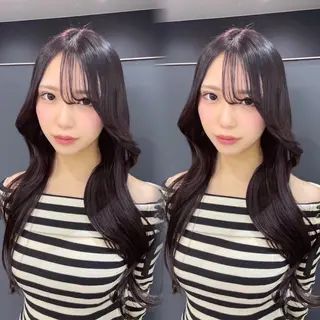ロング カラー 吉成 葉南のヘアスタイル