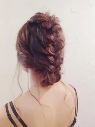 ロング ヘアアレンジ LoRE hair 四条河原町 西尾友里のヘアスタイル