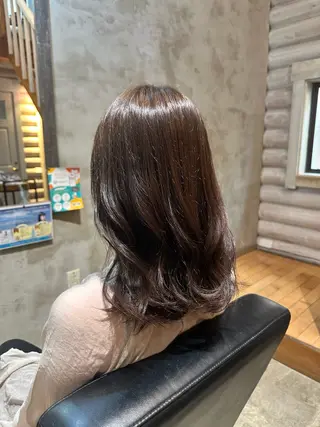 セミロング 辻 里奈のヘアスタイル