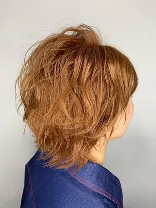 ショート カラー ヘアアレンジ if所属・大崎if ほりはるかのヘアスタイル