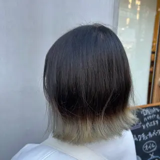 カラー 若狭 彩花のヘアスタイル