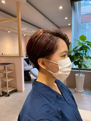 ショート nagisa /縮毛矯正のヘアスタイル