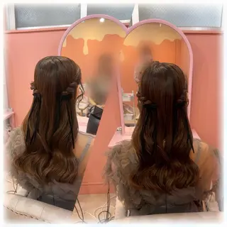 ヘアアレンジ 秋葉原コットン所属・ヘアセット 🤍AIRA🤍のヘアスタイル