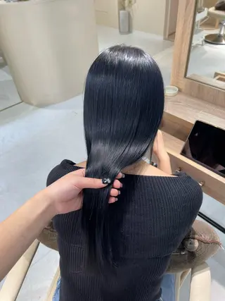 セミロング カラー 【haire】ヘアリ ー🎀mitsukiのヘアスタイル