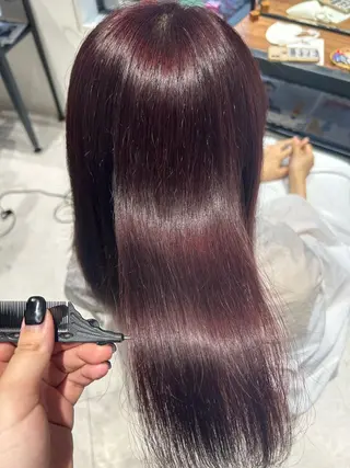 ミディアム カラー sakura / Fierのヘアスタイル