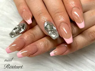 ロング nail Restart所属・Restart YURIのネイルデザイン