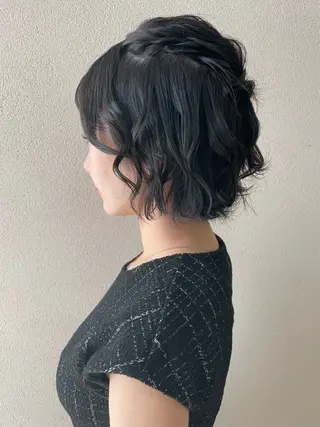 ショート ヘアアレンジ 沢田 瞳のヘアスタイル