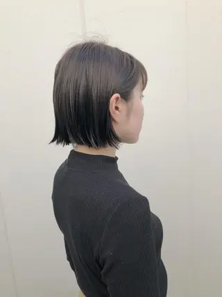 ショート カラー ノグチ ユウキ/ボブのヘアスタイル