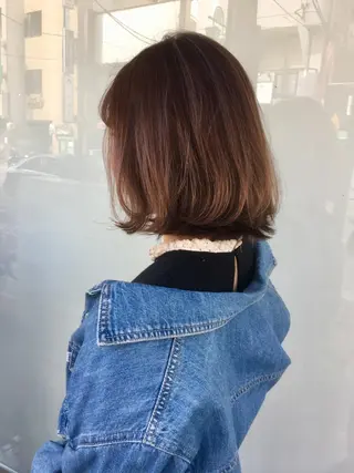 ミディアム カラー 寺内 紳悟のヘアスタイル