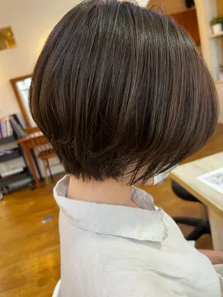 ショート カラー 草津駅》 SATO💐のヘアスタイル