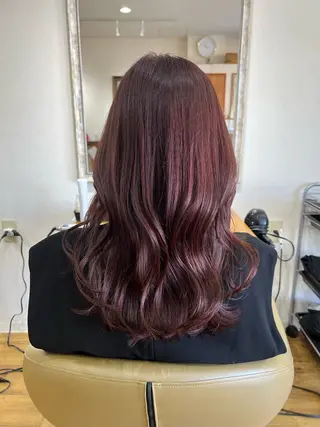 セミロング 透明感カラー🩵/ 艶カラー/minaのヘアスタイル