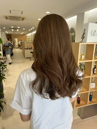 ロング カラー 🍀透明感抜群🍀/ ハイトーンカラーのヘアスタイル