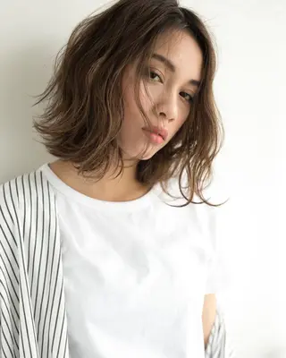 ミディアム カラー メンズカットグラデー ションカラー/ケイゴのヘアスタイル