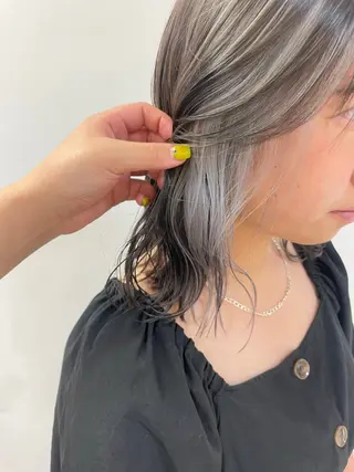 ミディアム カラー ヘアアレンジ 🍒KIKUCHI KANAE🍒のヘアスタイル