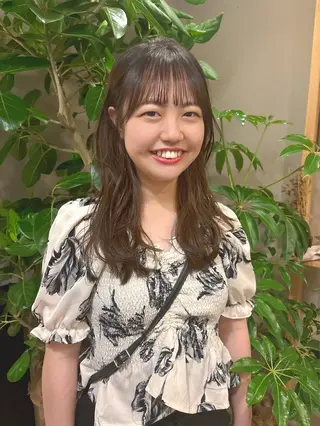 ロング カラー カット🍋いらみな あかねLOuNICAのヘアスタイル