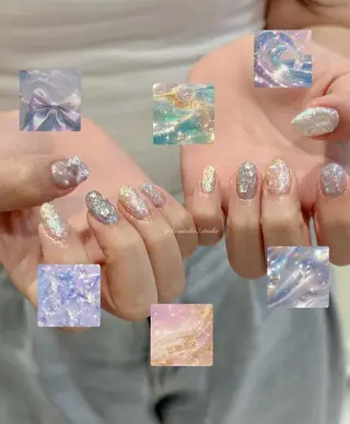 ネイル 佐藤 しおんのネイルデザイン