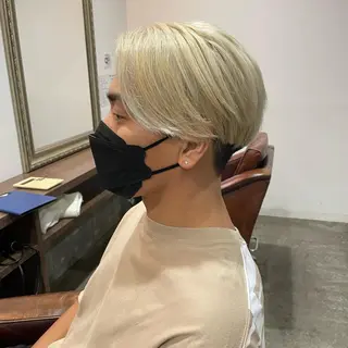 ショート カラー メンズ 渡邉 聖希のヘアスタイル