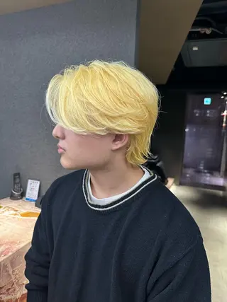 ショート メンズ 鈴木直之/ハイトーン /ボブ/美髪矯正のヘアスタイル