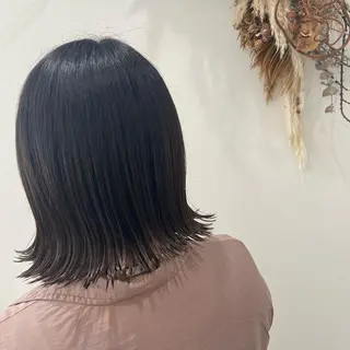 ミディアム 松本 玲菜のヘアスタイル
