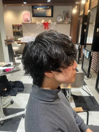 ショート パーマ メンズ 🎧メンズパーマ特化 /RUI🎧のヘアスタイル