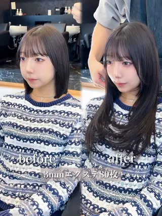 ロング カラー エクステの神様 ▫️原島ユウヤ▫️のヘアスタイル