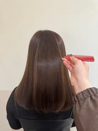 セミロング 松戸 Nerine 【ネリネ】かえでのヘアスタイル