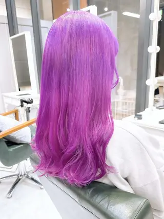 ロング カラー ヘアアレンジ Days 透明感カラーのヘアスタイル