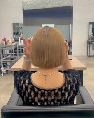 ショート 暖色/透明感カラー /nanami🌼のヘアスタイル