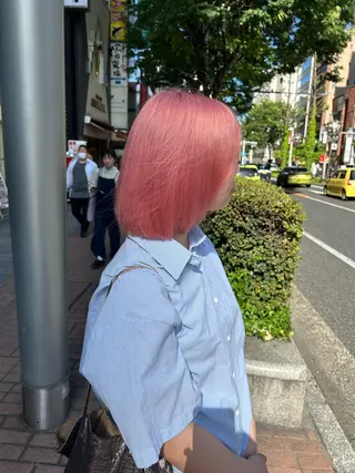 カラー inq sakae所属・りん🌷︎名古屋 透明感カラー/カットのヘアスタイル