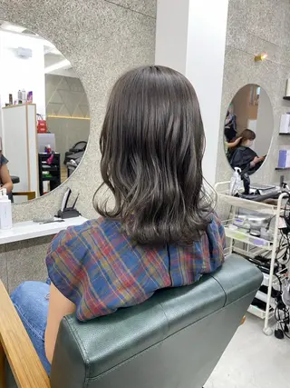 ミディアム カラー 八谷 将平のヘアスタイル