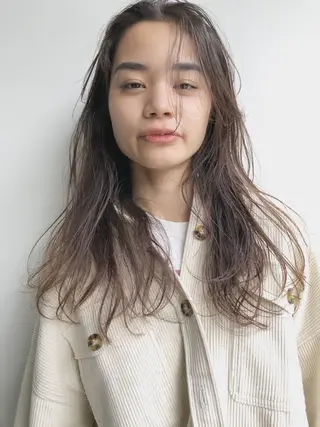 セミロング カラー パーマ PALAN K-Beauty SHINJUKU所属・“ミニモ最高評価獲得 “代表"Kohei"のヘアスタイル