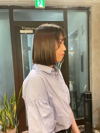 ショート saya 🧸 カット/縮毛矯正のヘアスタイル