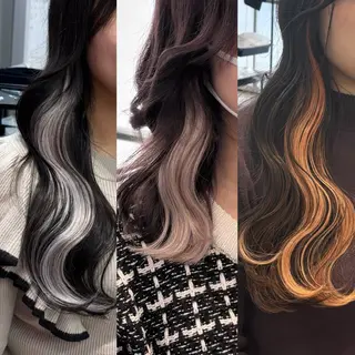 ロング カラー ヘアアレンジ 🥀モテ暖色× エクステ🥀あかりのヘアスタイル