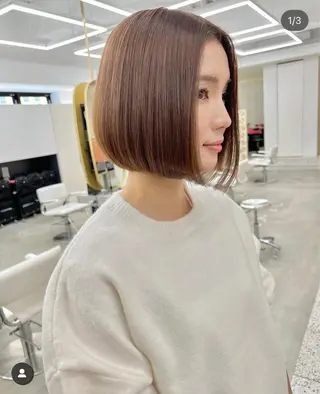 ショート カラー 伊藤 優里のヘアスタイル