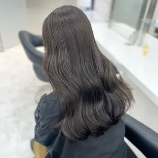 ロング カラー NAMI🤎ブラウン &ミルクティー🤍のヘアスタイル