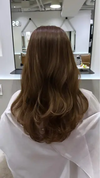 ロング カラー 縮毛矯正/ネイル 🌻ひまわり🌻のヘアスタイル