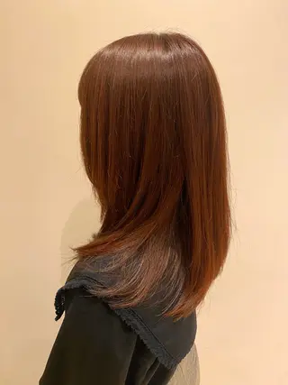 セミロング カラー 🌹艶髪カラー🌹 津田晴加【西荻窪】のヘアスタイル