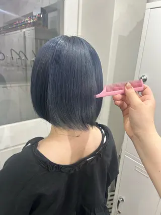 ショート GAME by AlanSmithee 原宿所属・🎀韓国ハイトーン saya🎀💜のヘアスタイル