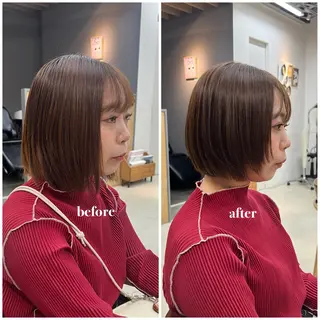 ショート mee.所属・カットモデル募集中 / ベージュ/あづきのヘアスタイル