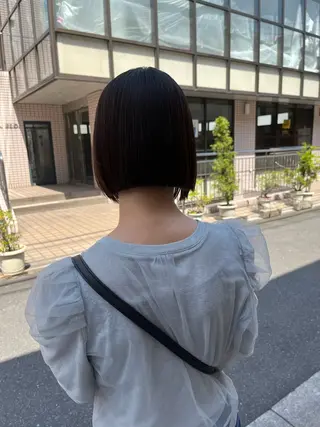 ショート カラー ハイトーン/美髪矯正 🍃大江拓実のヘアスタイル