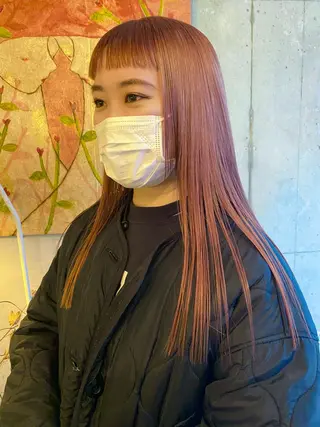 ロング ウツワ所属・田中 南帆のヘアスタイル