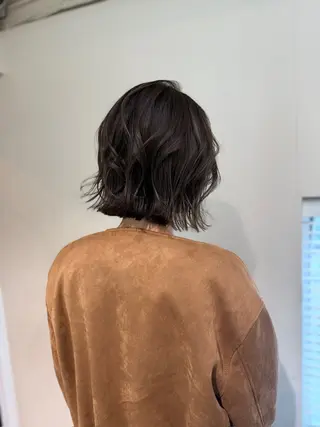 ミディアム カラー ヘアアレンジ opus 店長大和 レイヤー/赤み消しのヘアスタイル