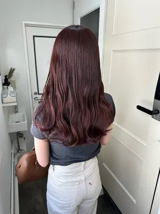 ロング カラー SHEARA BY CARE所属・. AYUKAのヘアスタイル