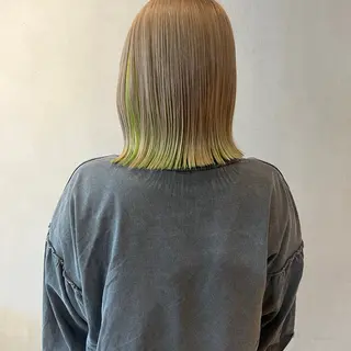 ミディアム ボブ/透明感カラー /坂口恵梨子のヘアスタイル