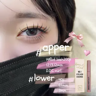 マツエク・マツパ Eyelash salon u'iのマツエク・マツパデザイン