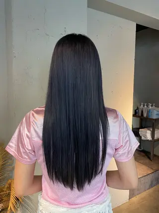 ロング カラー 透明感・美髪 monsoワニユナのヘアスタイル