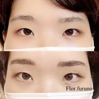 マツエク・マツパ アイブロウ Flor上大岡 *フルノ リナ*のマツエク・マツパデザイン