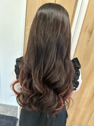 ロング 川上 遥冬のヘアスタイル