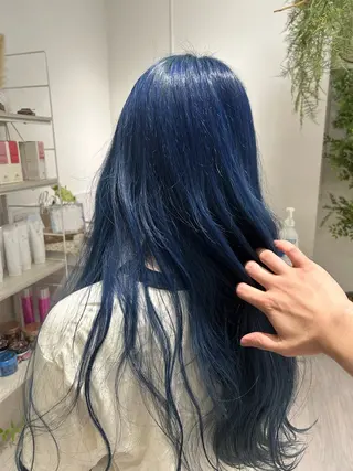 ロング カラー 💙まこと💙艶 カラー(Rico)のヘアスタイル