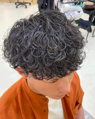 パーマ メンズ 年間2000名担当◎ パーマ職人/仲原佑樹のヘアスタイル